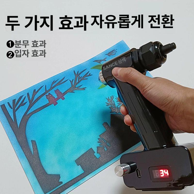 에어브러쉬 프라모델 도색 페인팅기 색칠 페인트 노즐 에어브러시 스프레이건 분사기 - 상세 이미지 4