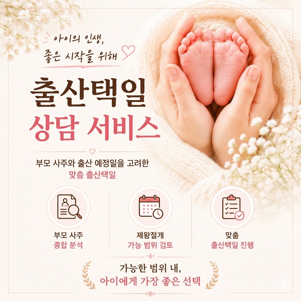 아기천사 태어나기 좋은날 출산택일 - 상세 이미지 4
