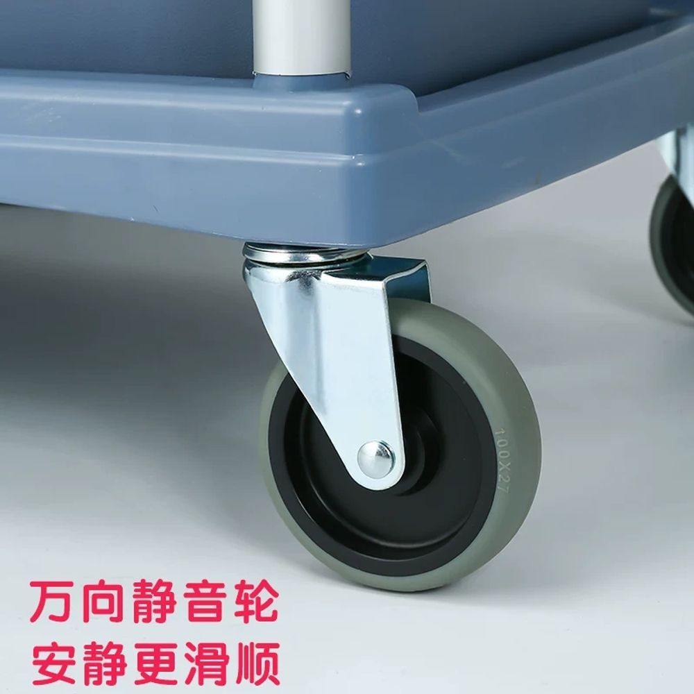 음식 식기수거 업소용 접시 그릇 수거함 서빙 카트 레스토랑 식판 배식 운반카 위생 - 상세 이미지 4
