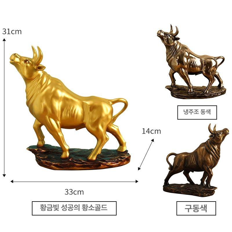 소모형 조각 청동말 개업선물 수탉 황금말 공예 말장식품 거실 두꺼비 선물용 황금닭 - 상세 이미지 4