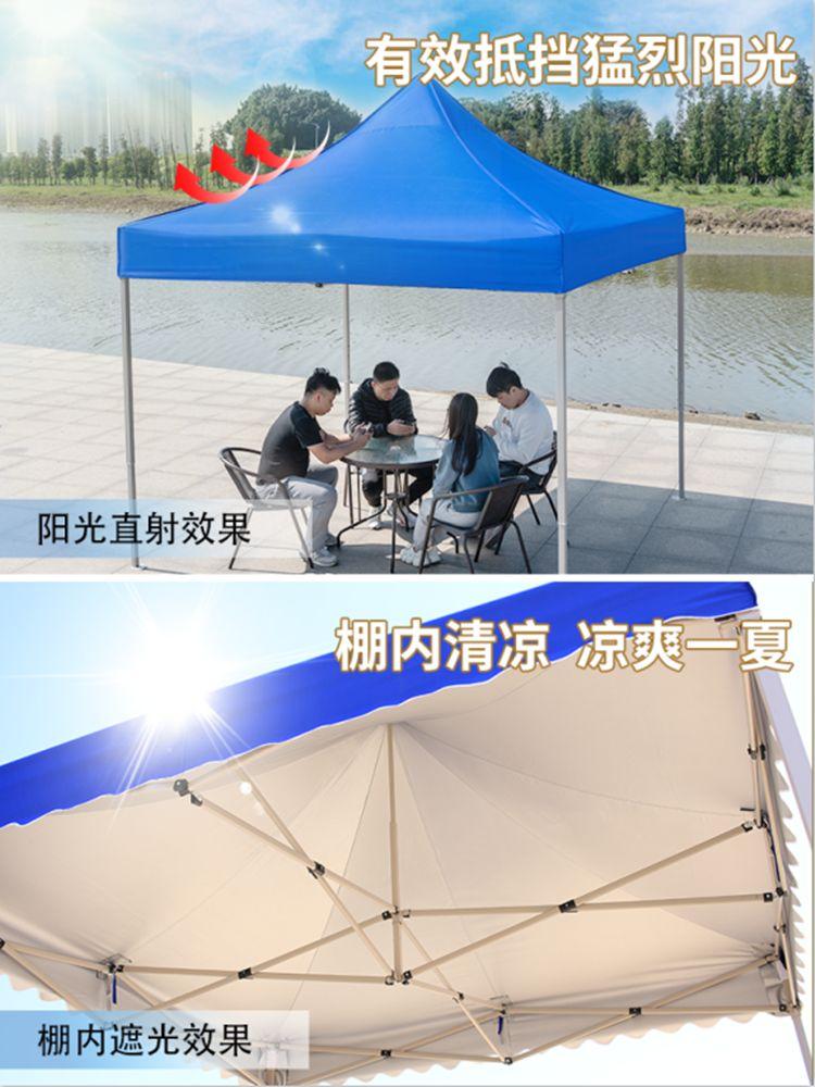 비가림 접이식 주차장 자바라 그늘막 방수 행사용 몽골텐트 캐노피천막 간이 야외 대형 이동식 로얄 블루 이미지 6