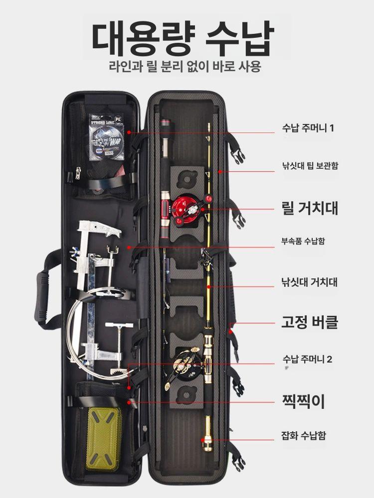 낚시 가방 낚싯대 경량 방수 로드 케이스 장비 키퍼 슬림 라이트 낚시대 - 상세 이미지 2