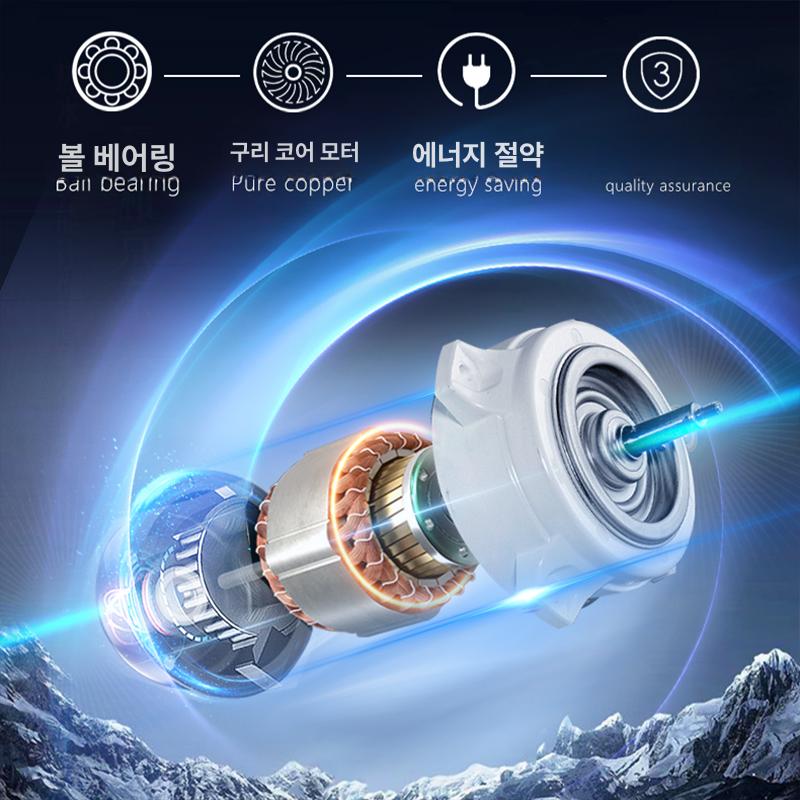 욕실 이동식환풍기 강력한 덕트 송풍기 연기 환기 주방 터보 가정용환풍기 산업용 - 상세 이미지 5
