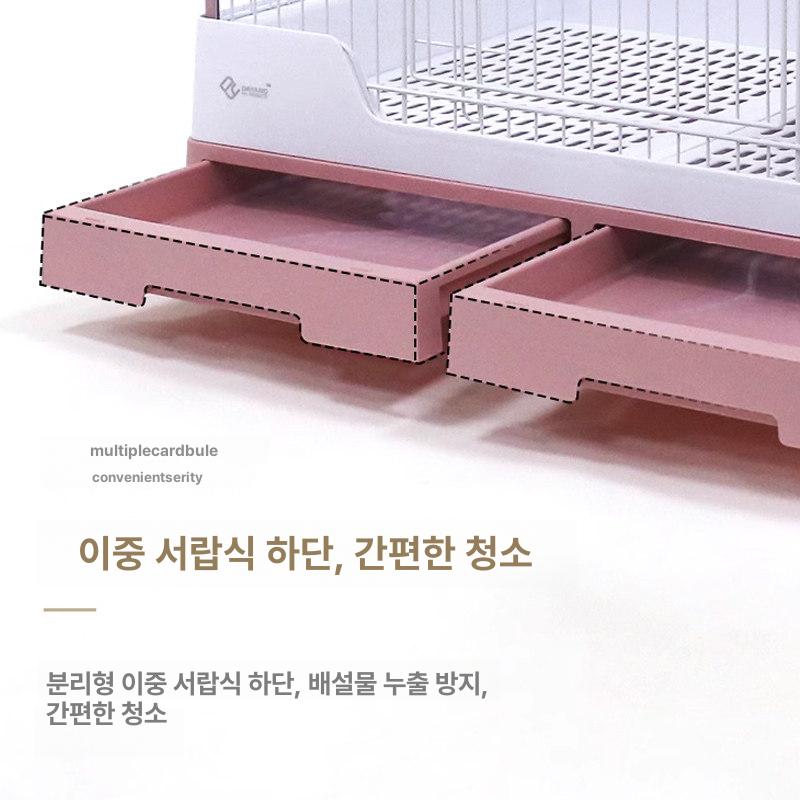 실내 사육장 케이지 반려동물 철장 울타리 강아지 고양이 하우스 펜스 견사 개집 - 상세 이미지 2