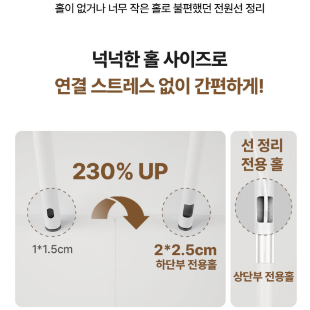 원스텐스 홈캠거치대 스탠드 헤이홈 타포 이글루캠 무타공 이미지 6