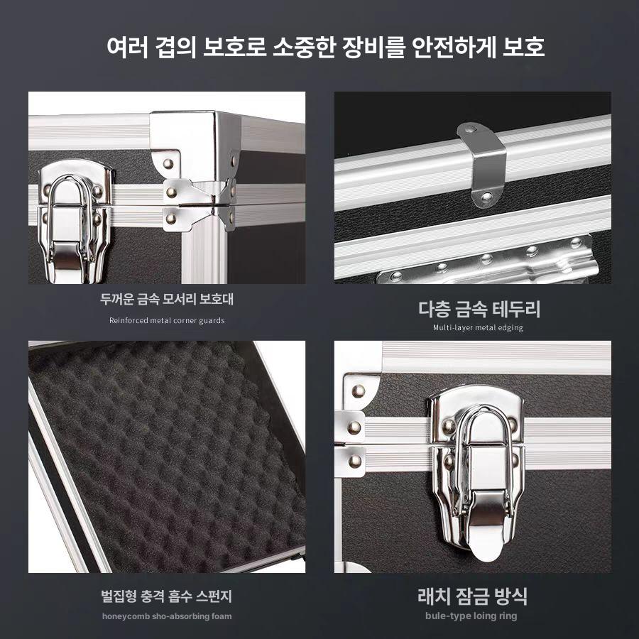 음향장비 하드케이스 캐리어 보관함 랙케이스 믹서케이스 수납함 공연 콘솔박스 - 상세 이미지 3