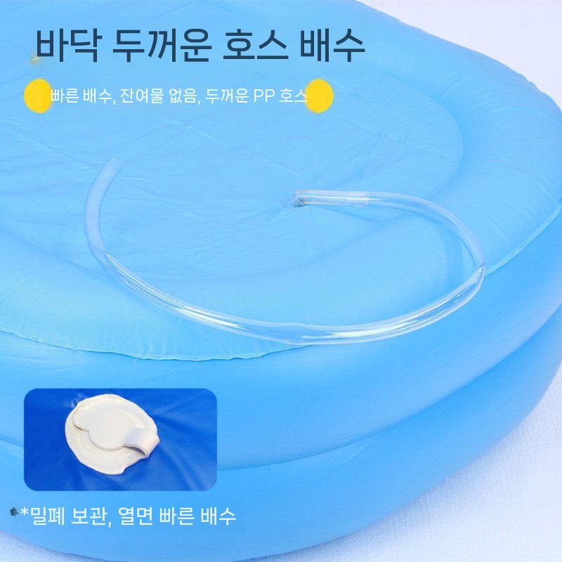 침대 에어 간호 어르신 튜브 풍선 효도 에어매트 베드 욕창방지매트 방석 욕조 가정용 샤워 - 상세 이미지 5