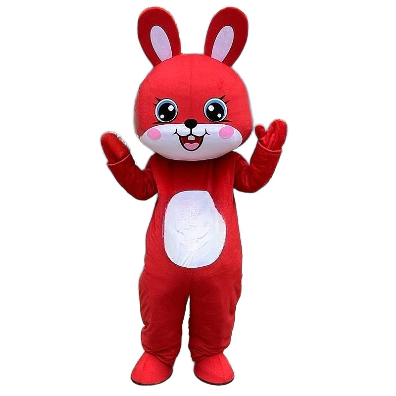 마스코트 토끼인형탈 호환 공연 코스튬 할로윈 드레스 성인 의류 카니발 생일 무대 - 상품 이미지