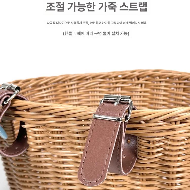 접이식 라탄바구니 세발자전거 어린이 아기 유아용 위커 - 상세 이미지 3