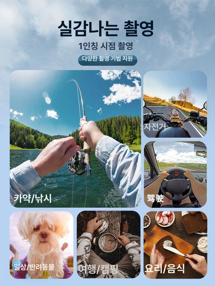 휴대폰 스트랩 고정 촬영용 넥 체스트 카메라 손목 목걸이형 팔목밴드 두손자유 - 상세 이미지 5