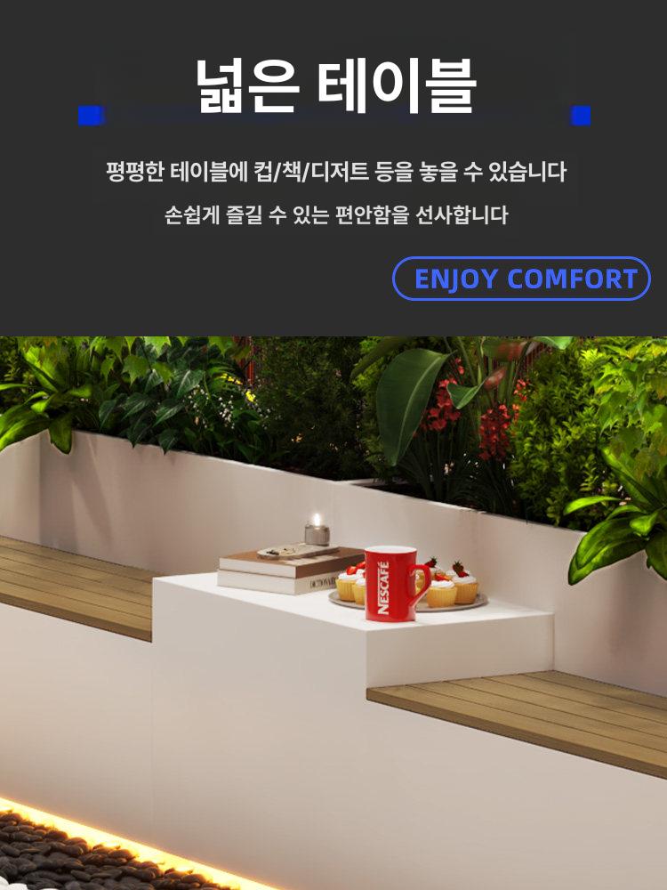 LED 조명화분벤치 베란다 재배 성장 전등 식물생장 실내 식물등 가정용 거실 스탠드 - 상세 이미지 2
