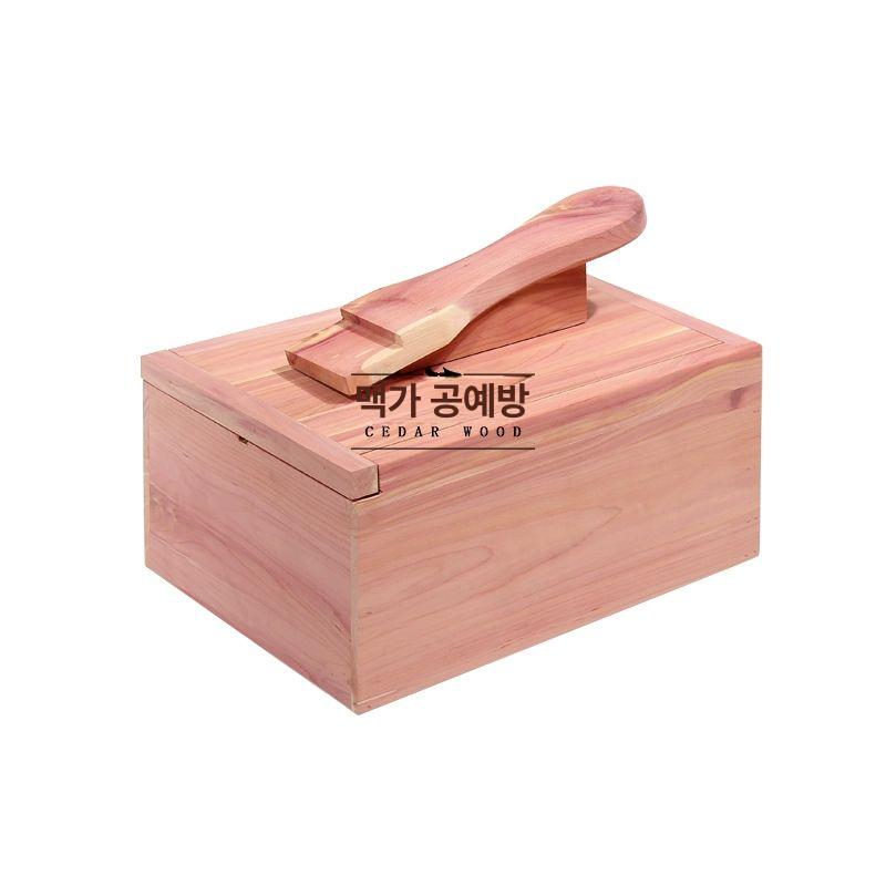 슬라이딩 구두닦이상자 보관함 구두약 슈케어 솔 원목 수납 브러시 신발관리 - 상세 이미지 5
