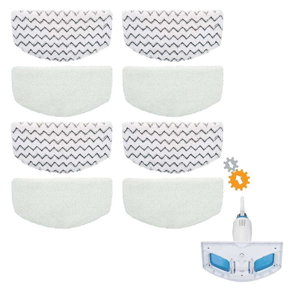 Bissell PowerFresh 1940 부품, 교체 패드 걸레 보너스라이프 스팀 1806 8팩용 4 - 상품 이미지