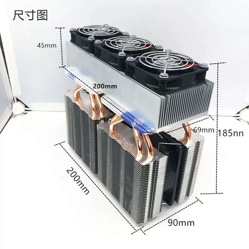 쿨러 펠티어 에어컨 냉각기 반도체 냉각 칩개 냉장고 DIY 자작 온도조절 - 상세 이미지 5