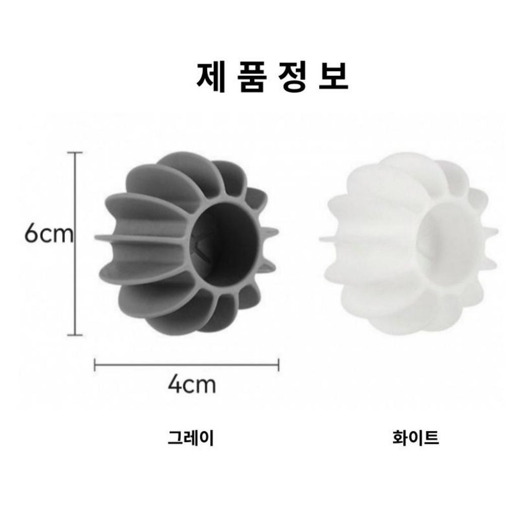 손상 옷감 건조기 10개 구김 드럼 빨래 세탁볼 엉킴방지 사용 통돌이 실리콘 대형 - 상세 이미지 3