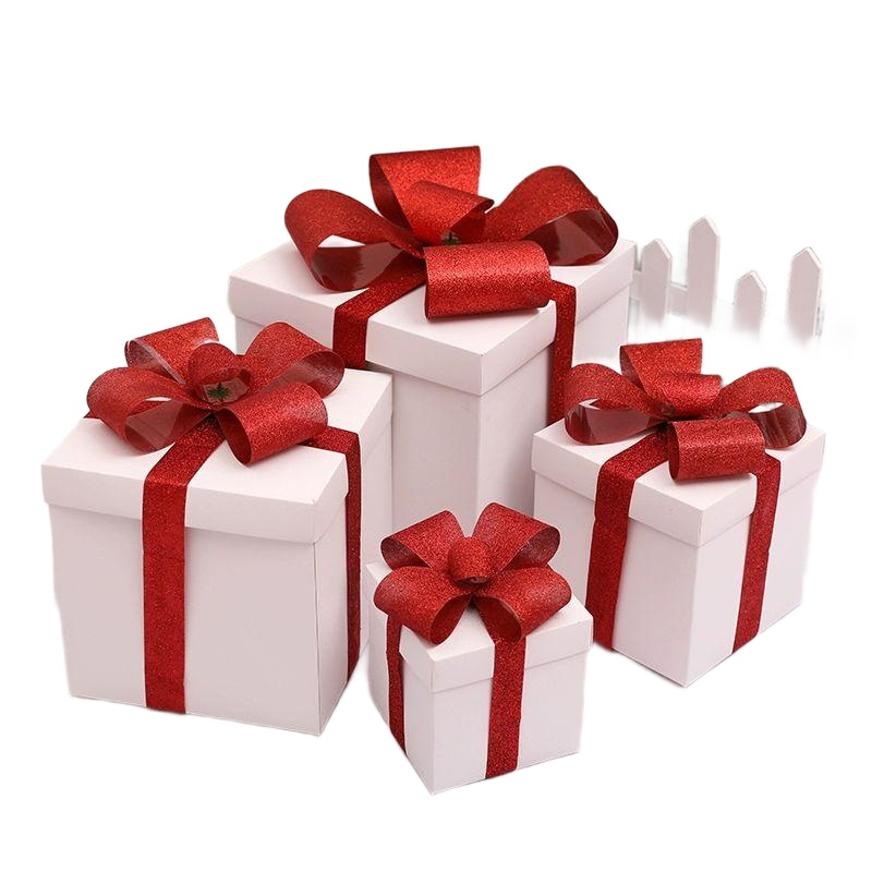 선물 포장 상자 결혼식 생일파티 리본 장식 보관 인테리어용품 - 상품 이미지