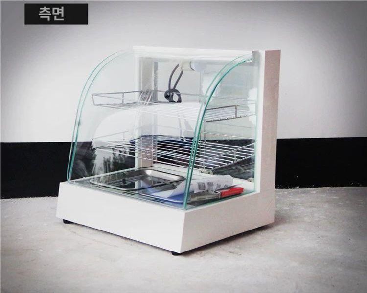 업소용온장고 튀김족발 음식쇼케이스 보온장 미니냉장고 소형 - 상세 이미지 3