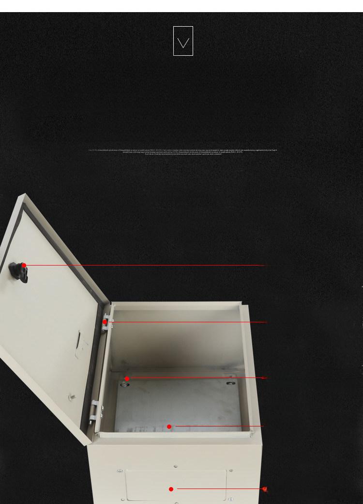 커버 배전함 방수 야외 박스 전기분전함 전기단자함 실외 콘센트 계량기 보호 접속함 - 상세 이미지 4
