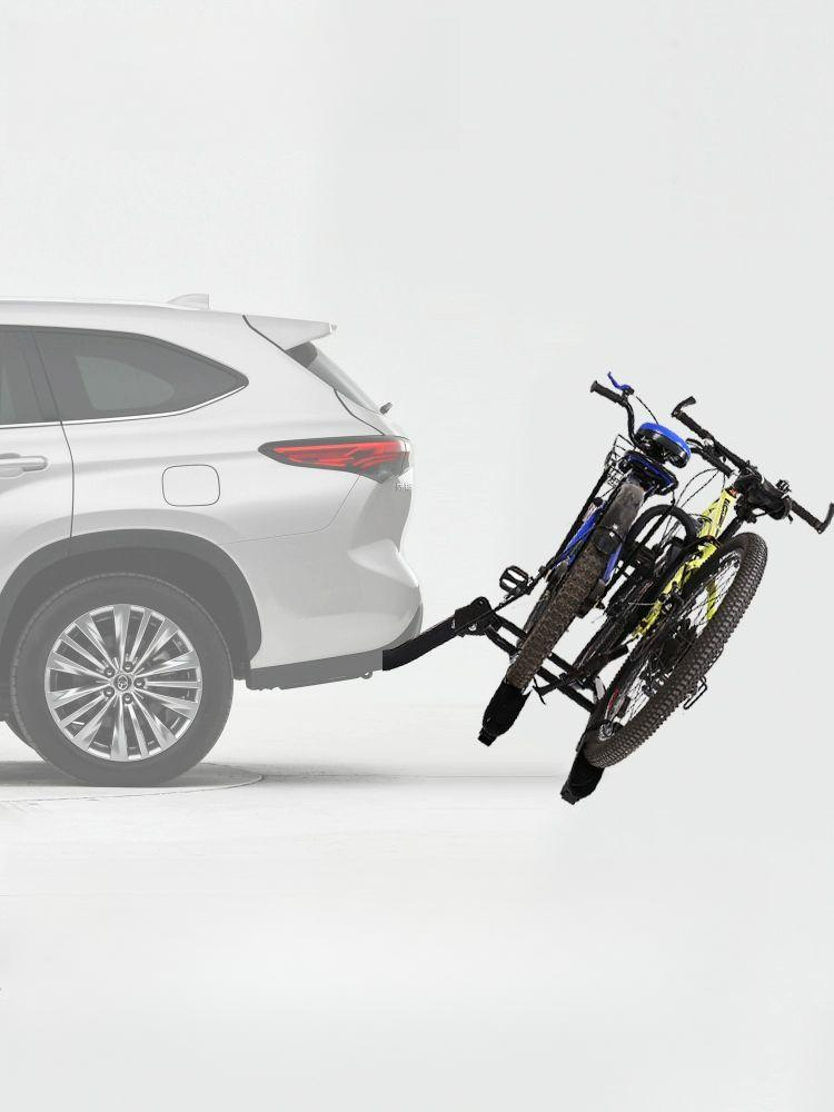 자전거 차량 캐리어 접이식 후크형 2단 산악 레저 아웃도어 바이크 운반 거치대 고탄소강 - 상품 이미지