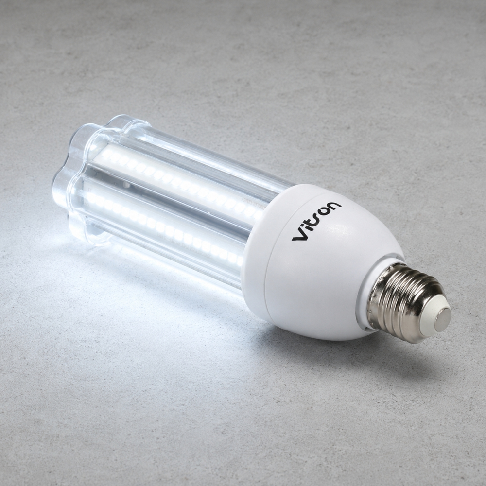 LED 투명 EL 램프 20W 주광색 6500K E26 가로등 창고 공장등 전구 비츠온 - 상품 이미지