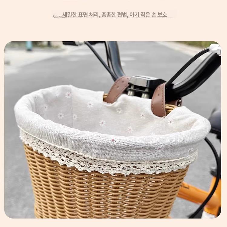 접이식 라탄바구니 세발자전거 어린이 아기 유아용 위커 - 상세 이미지 2