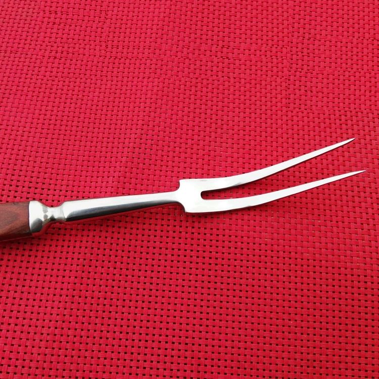 스텐 포크 요리 고기 스틱 파티 바베큐 구이 액세서리 캠프파이어 가정용 꼬치 주방 - 상세 이미지 3