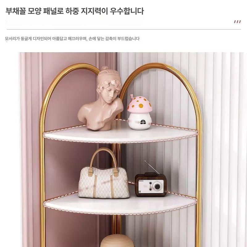 삼각 우드코너선반 벽부착 침실 틈새장 인테리어 거실 사이즈 - 상세 이미지 3