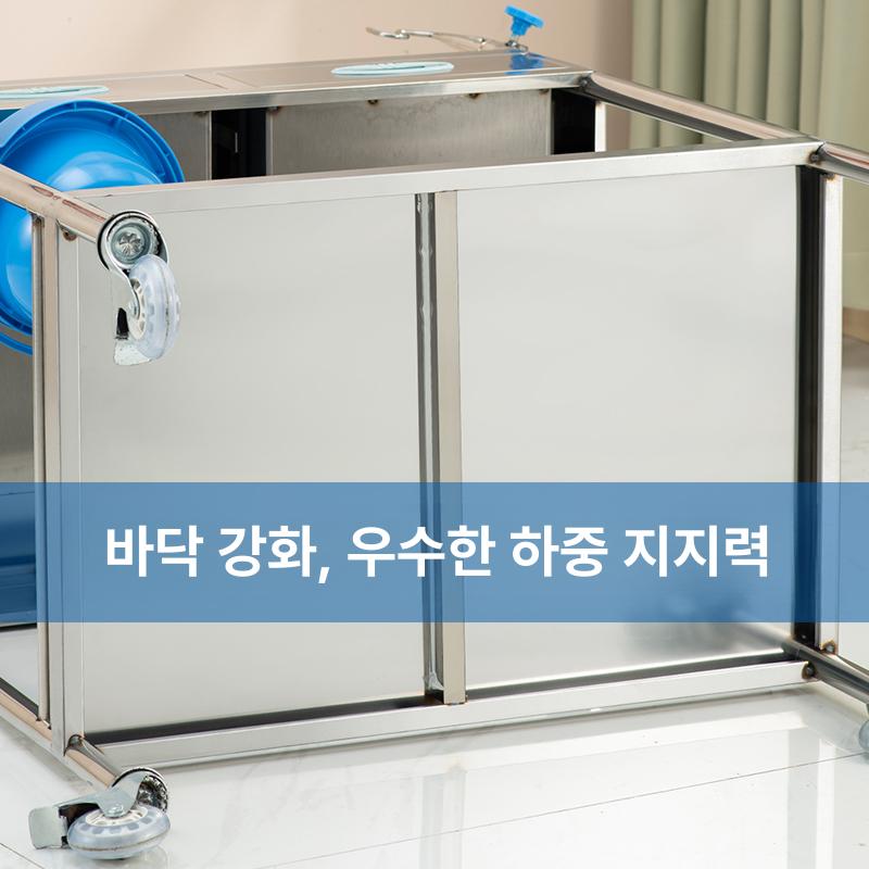 스테인레스 카트 병원 도구 테이블 메디컬 스틸 이동식 작업대 워크벤치 - 상세 이미지 5