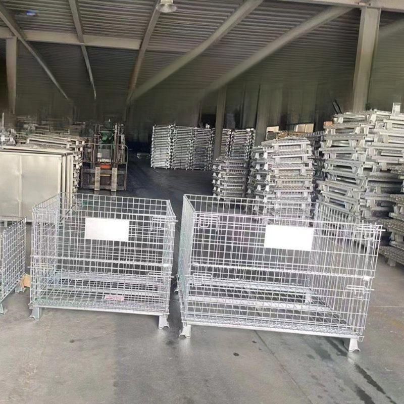 접이식철망 물류바스켓 500kg 창고 바퀴 파레트 메쉬 메쉬파레트 접이식 - 상세 이미지 2