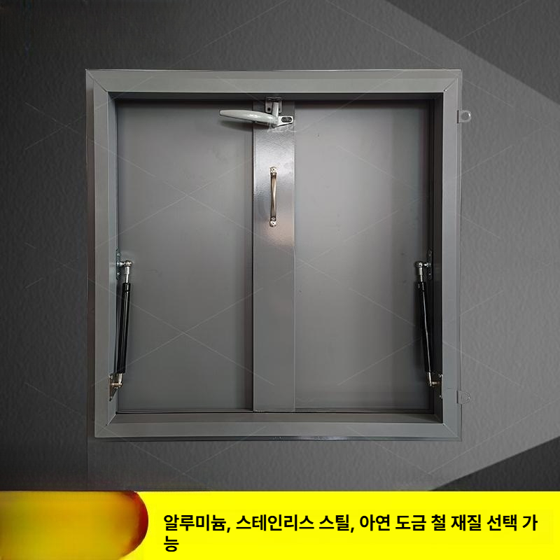 옥상 내경 알루미늄 점검구 배관 방수 구멍마개 커버 강화 문틀 천정 구멍 방풍 자재 천장 - 상세 이미지 3