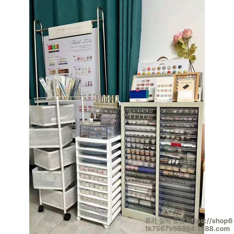 a4 서랍장 수납 용지 정리대 박스 파일 지류 캐비넷 사무용 보안서류함 서랍형 오피스 - 상세 이미지 4