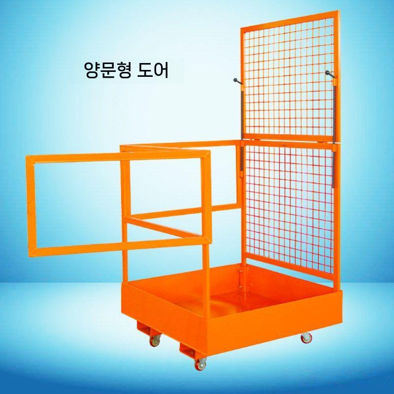 접이식 작업대 케이지 건설현장 현장 고층 화물 구르마 플랫폼 상하차 리프트 야외 지게차 - 상세 이미지 4