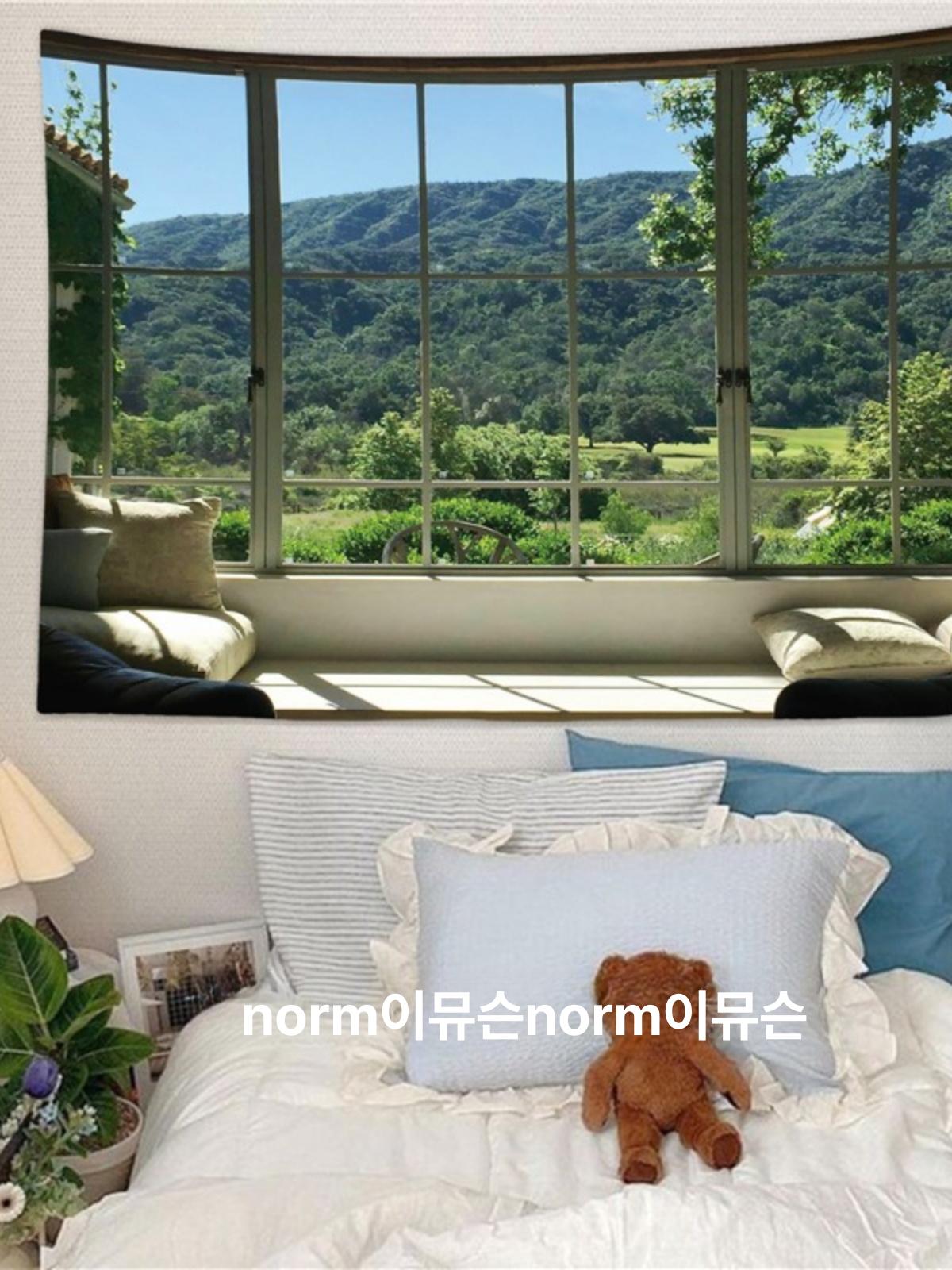 배경 감성패브릭포스터 태피스트리 침실 빈티지 벽장식 소품 감성포스터 북유럽 - 상세 이미지 3