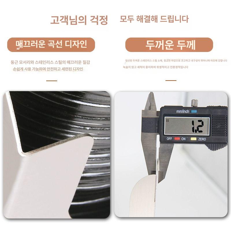 종이컵 디스펜서 스테인레스 탕비실 수납함 정리대 보관함 정리함 정사각형 오피스 - 상세 이미지 4