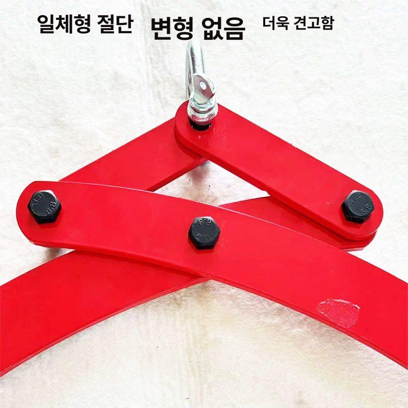 통나무 클램프 홀딩 중량물 목재 하역 작업용 운반용 갈고리 고정기 장비 적재 잡기 - 상세 이미지 3