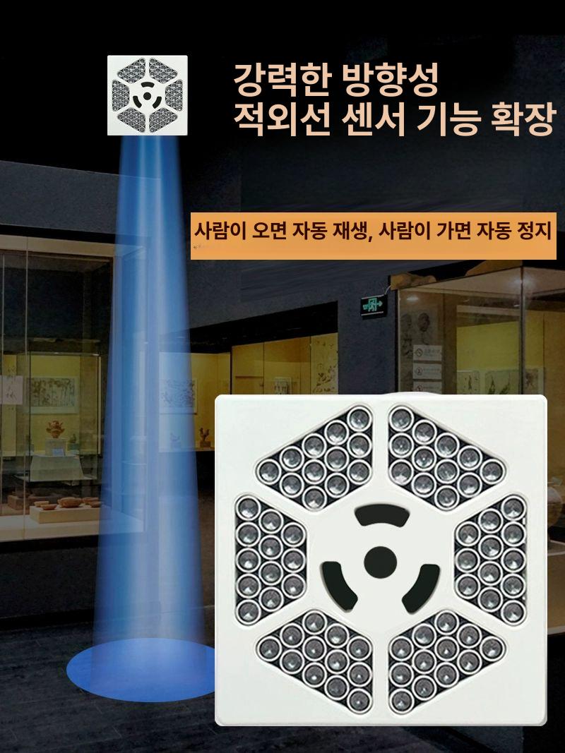 지향성 스피커 벽걸이형 혼 실내용 단방향 소형 고음질 검은색 음악감상 전문가용 - 상세 이미지 3