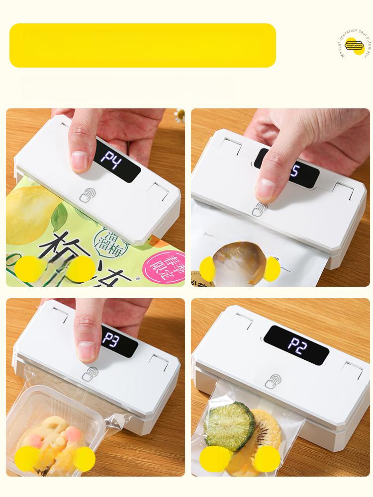 드립백 자동실링기 소형 카페 밀봉 포장기계 씰링기 밴드실러 봉지 접착 파우치 - 상세 이미지 2