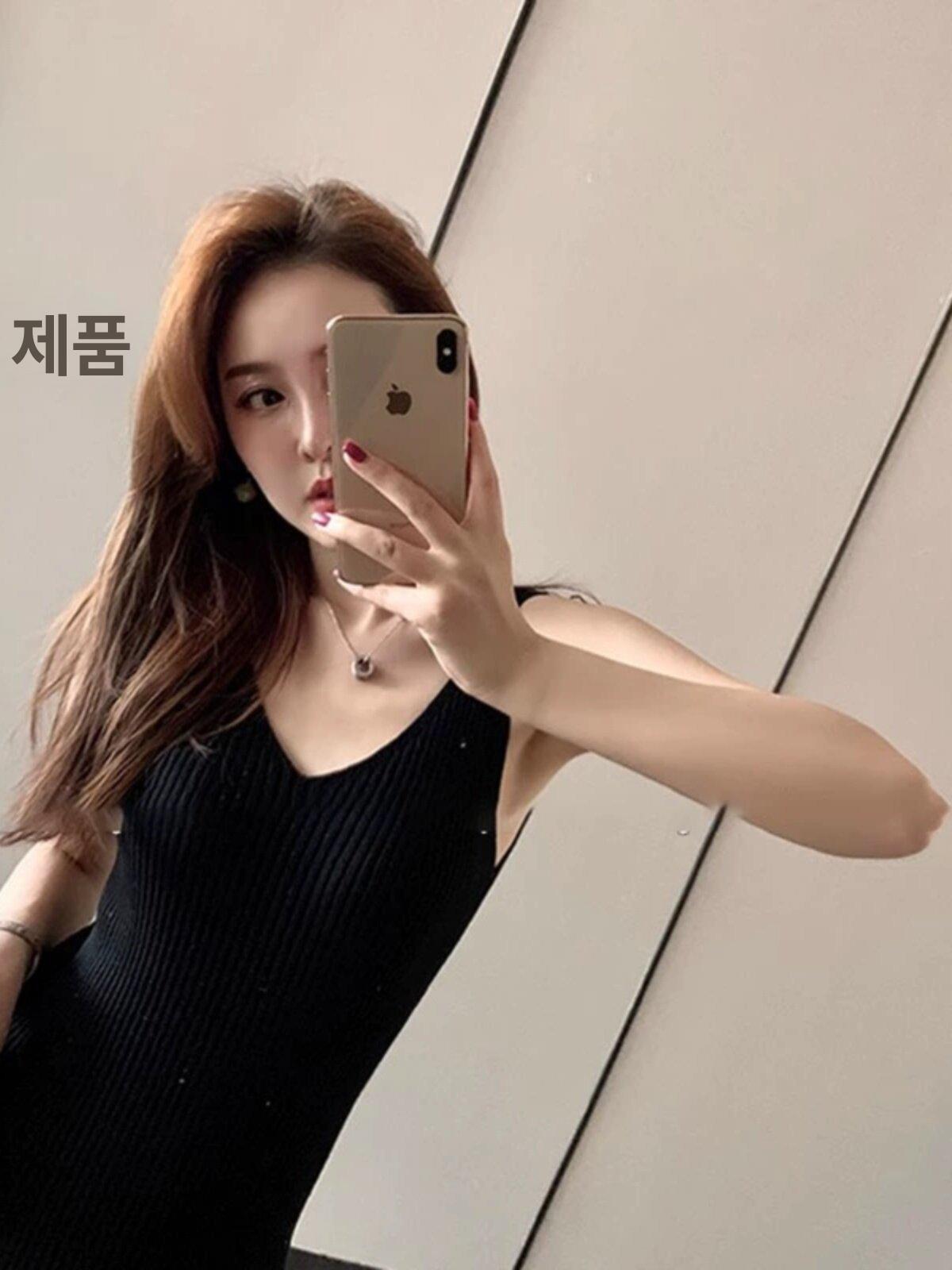 민소매 루즈핏니트가디건 섹시 롱가디건 간절기 레이어드 카디건 캐주얼 여자 시스루 - 상세 이미지 4