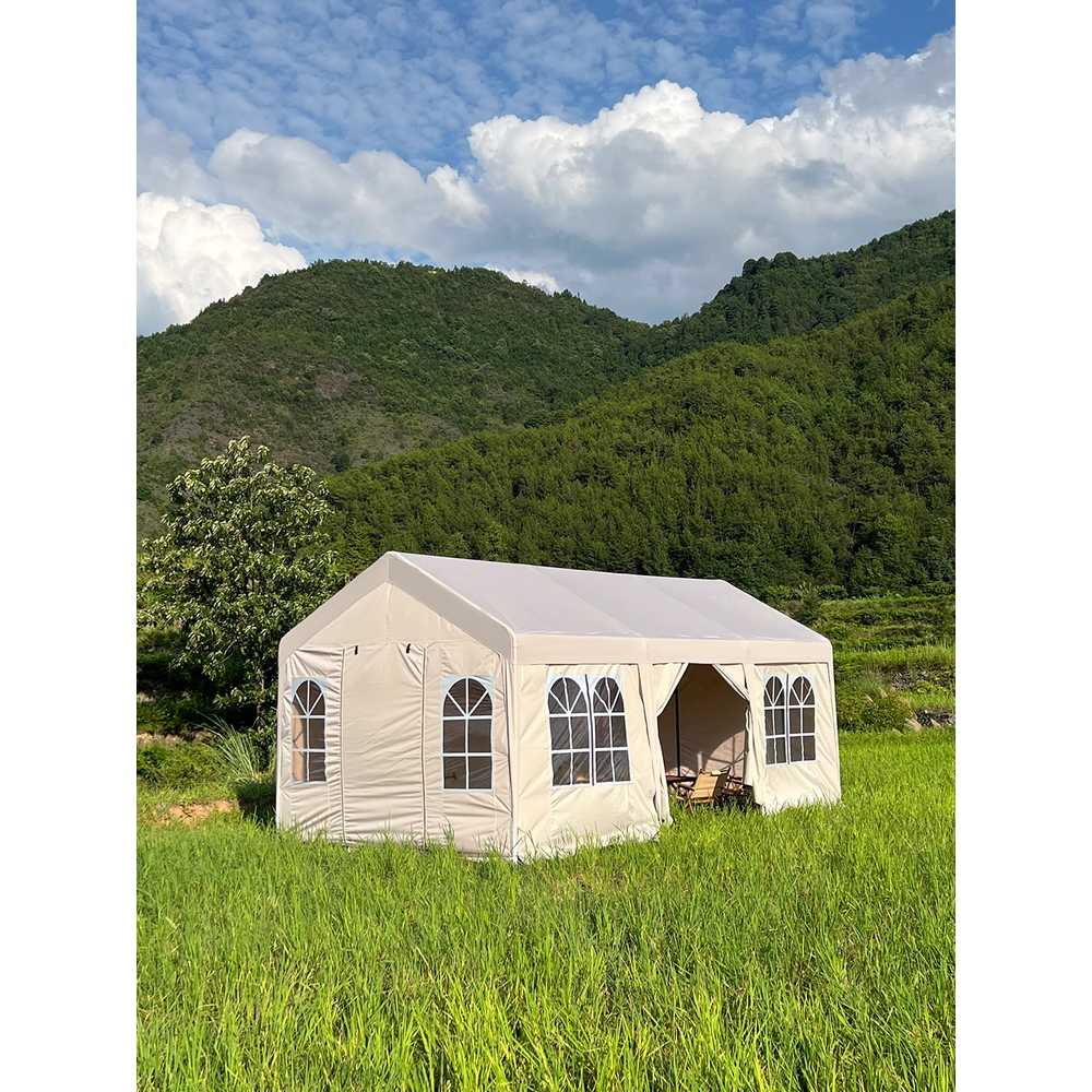 비닐하우스농막 정원 간이창고 농업용 텃밭 앵글 자재 가정용 사각 주택 조립식창고 - 상세 이미지 4