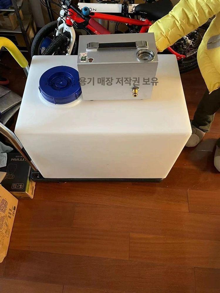 이동식 오수통 저장 카라반 수조 물탱크 오수탱크 야외 물저장 휴대용 청수탱크 식수통 납작 - 상세 이미지 3