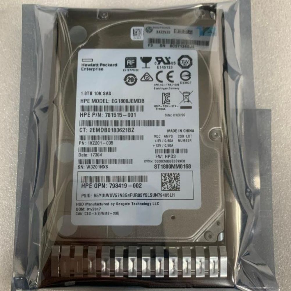 서버 HP 시스템 제온 2.5인치 1SFF 랙마운트 서버용 엔터프라이즈급 - 상품 이미지