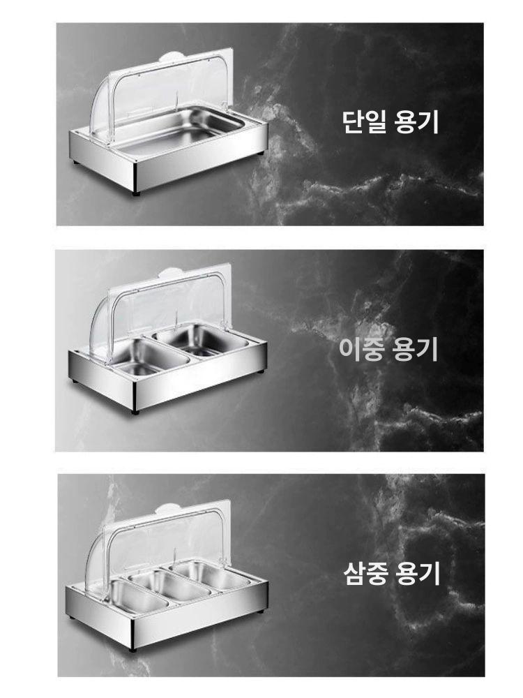 냉장고 스시쇼케이스 초밥 진열대 사이즈 진열장 디스플레이 업소용 횟집 탁상용 - 상세 이미지 2
