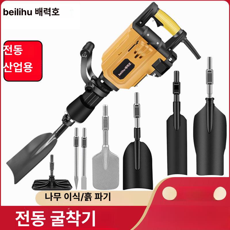 소형 굴삭기 땅파기 굴착기 항타기 머신 엔진삽 해머드릴 드릴비트 가솔린 구멍 - 상세 이미지 5