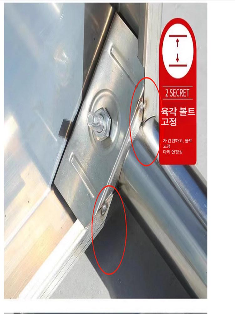 스테인레스 업소용작업대 스텐조리대 주방선반 스텐레스 식당다이 보조선반 - 상세 이미지 4