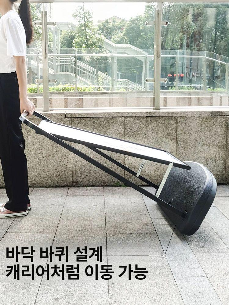 야외 철제입간판 경제형 스탠드 매장 안내판 거치대 업소 보드 테이블형 현판 - 상세 이미지 3