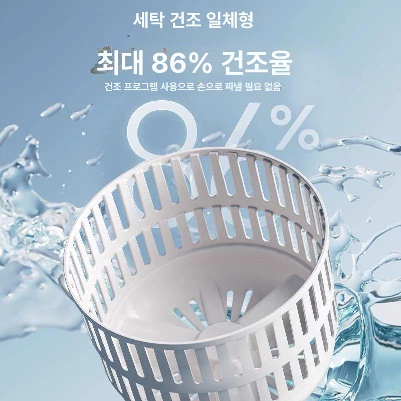 접이식 휴대용탈수기 가정용 건조 여행용 원룸 세탁 속옷 캠핑용 야외 기숙사용 - 상세 이미지 3