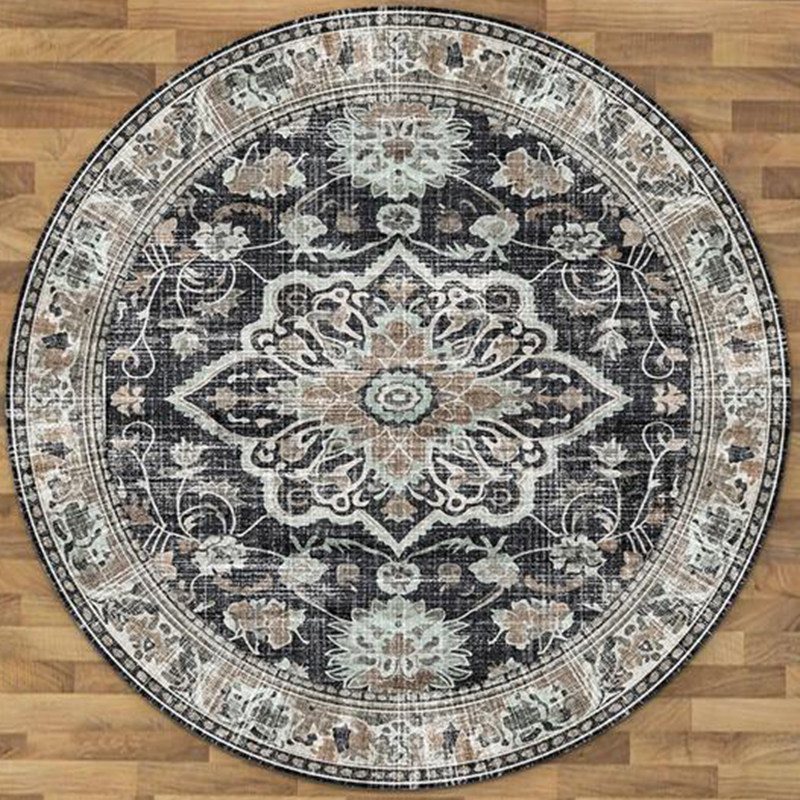 페르시안카페트 원형 페르시안 러그 엔틱 에스닉 카페트 A 80x80 기본형 - 상세 이미지 4