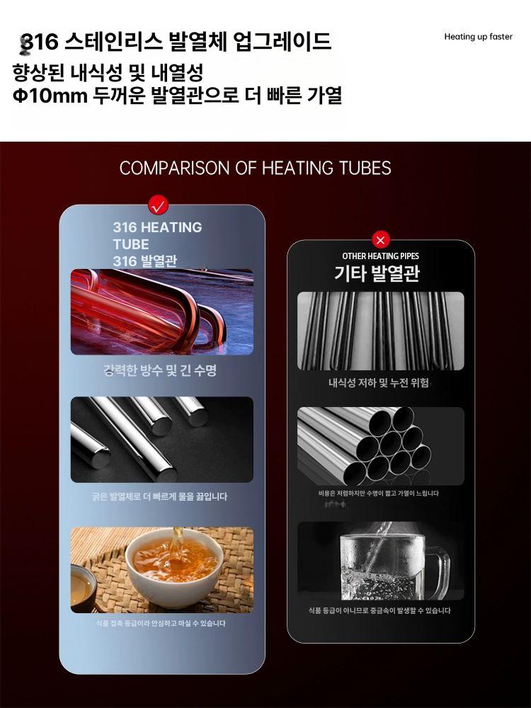 편의점 전기온수기 수치형 업소용 물끓이는기계 핫워터 식당 기계식 급탕기 - 상세 이미지 3