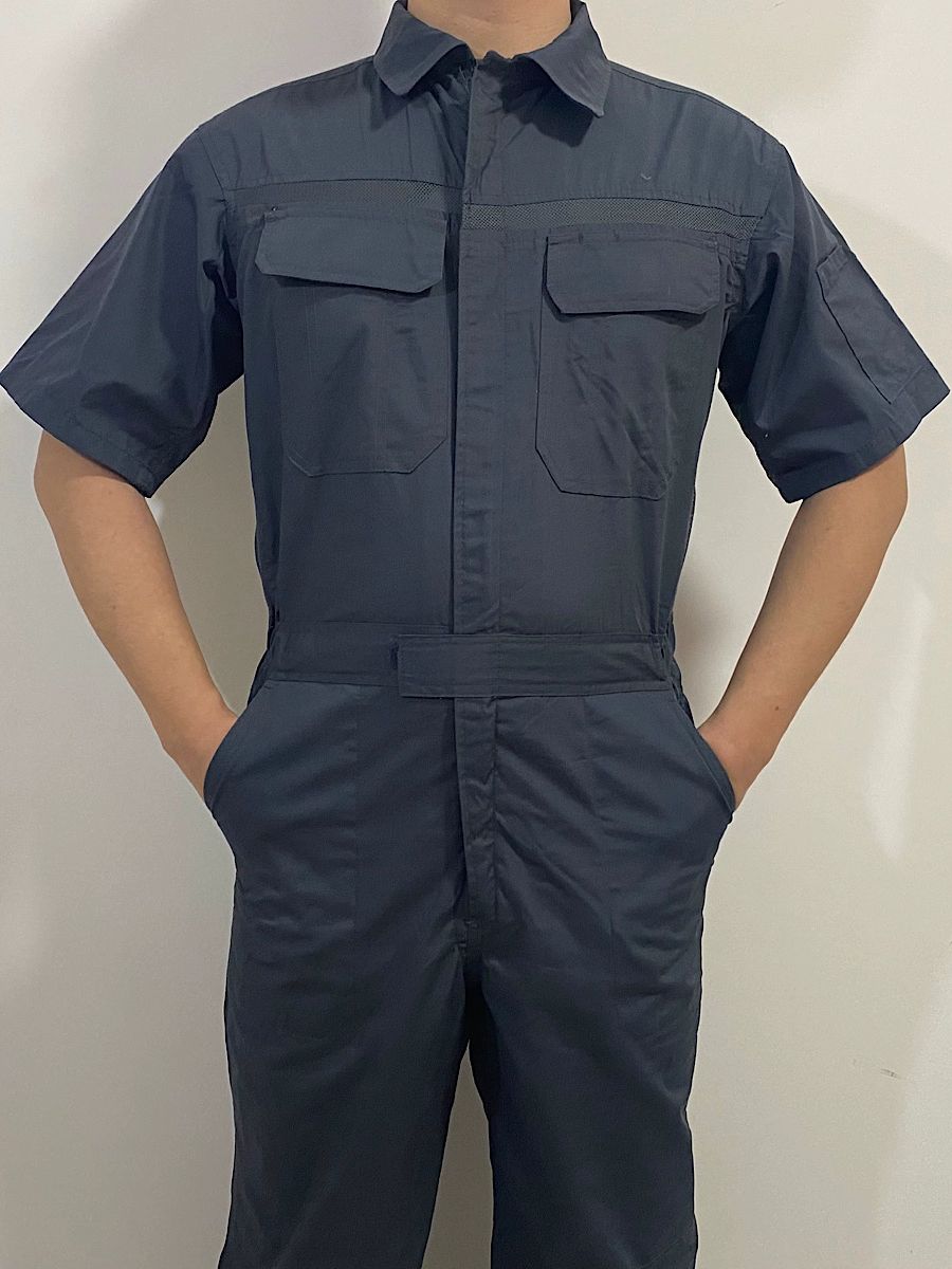 작업복 멜빵 점프수트 페인트 용접 목공 현장복 화방 그림 전문가용 - 상세 이미지 4