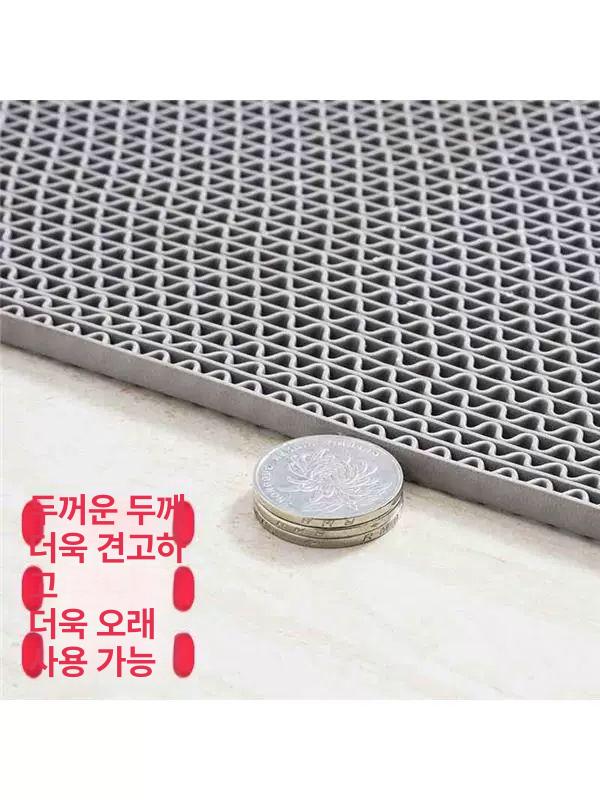 논슬립 바닥매트 미끄럼방지 욕실 현관 발판 타일 방수 안전 깔판 고무 패드 - 상세 이미지 2